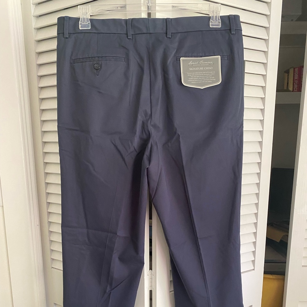 Daniel Cremieux Signature Chino Pants Sz 36x34 String Pleated St5pt202